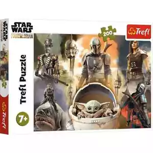 Star Wars Jigsaw Puzzle 200 Piece Grogu Baby Yoda Stormtrooper Mandalorian - Picture 1 of 4