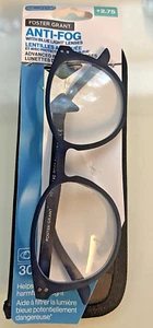 Foster Grant "Payton" Anti-Fog & Blue LIght Lenses Reading Glasses +2.75 NWT - Picture 1 of 2