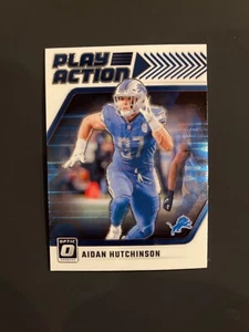 Aidan Hutchinson 2024 Panini Donruss Optic Play Action Detroit Lions #20 - Picture 1 of 2