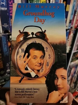 Groundhog Day 1993 VHS Rare Hard To Find Original Release - Image 1 of 3