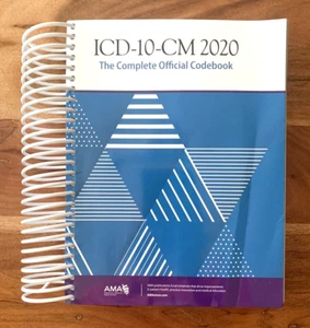 NEU ICD-10-CM 2020: Das komplette offizielle Codebuch AMA Spiralgebunden - Bild 1 von 11