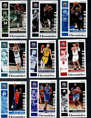 2020-21 CHRONICLES BASKETBALL COMPLETE YOUR SET U PICK BUY MORE SAVE MORE - Image 1 of 4
