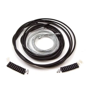 Clarks Brake and Gear Cable Kit Stainless Steel for MTB Hybrid Road Bikes Black - Picture 1 of 9