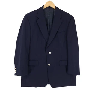 Burberry Blazer Jacket Wool Blue Zt6 Size EU 51 UK/US 41S - Picture 1 of 10