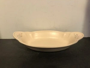 Pfaltzgraff Remembrance 11" Augratin Oval Serving Dish Beige USA - Picture 1 of 4