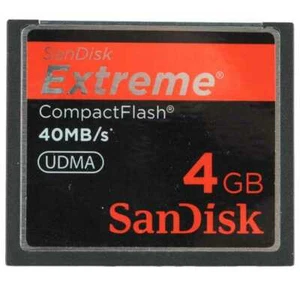 SanDisk Extreme 4GB CF 40MB/s CompactFlash Speed Up UDMA SDCFX-004G NEW  - Picture 1 of 2
