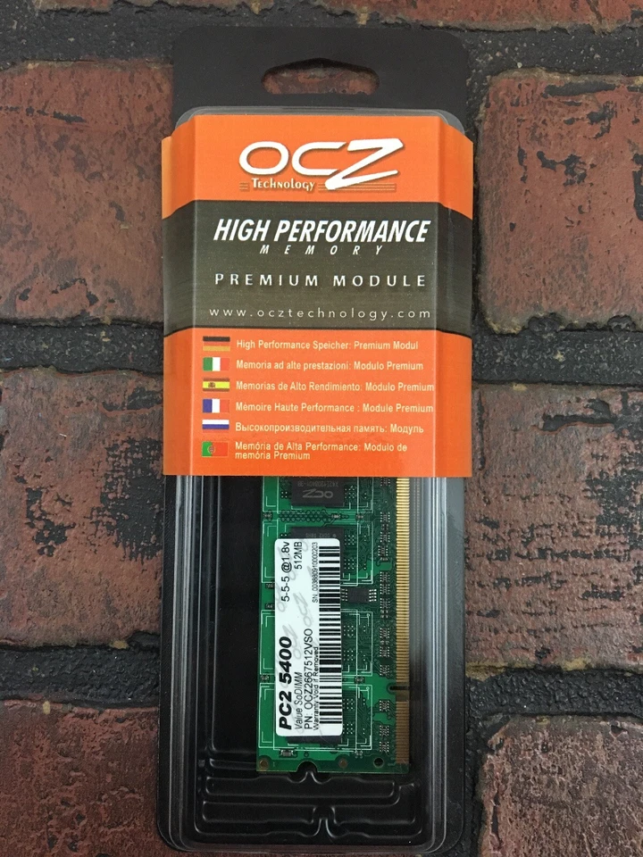 OCZ High Performance Premium Module PC2 5400 512MB - Image 1 of 4