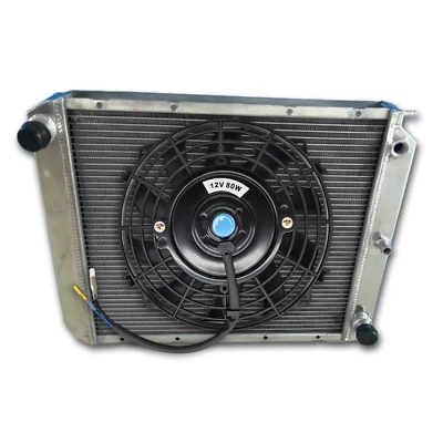 Radiador + VENTILADOR para Volvo 240/242/244/245/264/265/740/745/760/780/940/DL/GLE MT Foto 1 de 4