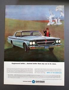 1964 Chrysler 300  large original magazine auto ad print