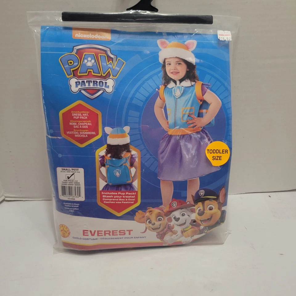 Новый Paw Patrol Эверест ребенка ясельного возраста размер лет 3-4 костюм для Хэллоуина - Изображение 1 из 4