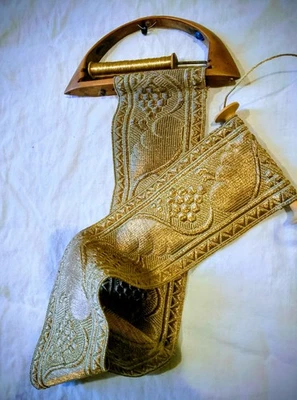 Antique Canette Navette Ruban 61 Bobine LYON FRANCE Croix Rousse Métier à Tisser - Photo 1/4