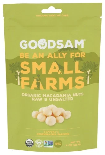Goodsam Nuts Macadamia cruda sin sal 4 oz (paquete de 8) Foto 1 de 1