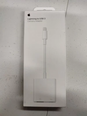 Genuine OEM Apple Lightning to USB 3 Camera Adapter A1619 - MX5J3AM/A - Image 1 of 3