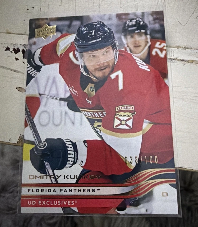 2025-26 Upper Deck Base  Dmitry Kulikov - Florida Panthers UD Exclusive 38/100 - Image 1 of 2