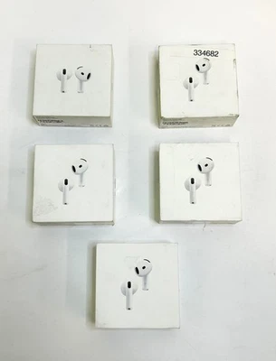 Bundle of 5 Apple AirPods 4th Gen Noise-Canceling MXP93LL/A (READ DETAILS) - Image 1 of 4