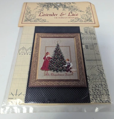 Lavender & Lace Oh Christmas Tree Counted Cross Stitch Chart Pattern LL24 - Image 1 of 3