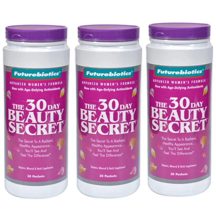Futurebiotics 30 Day Beauty Secret 30 pckts Each (Pack of 3) - Image 1 of 2