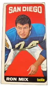 1965 Topps 168 Ron Mix Chargers Raiders University Southern California USC - Picture 1 of 12