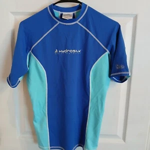 NRS UPF Hydrosilk Kurzarm Paddel/Badeoberteil Colorblock blau Herren Large - Bild 1 von 6