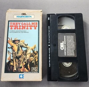 VHS CEL Starscreen They Call Me Trinity Terence Hill 1970 - Picture 1 of 5