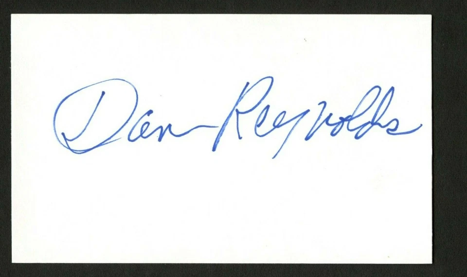 Danny Reynolds d.2007 signed autograph auto 3x5 index card Baseball Player 9924 - Image 1 of 1