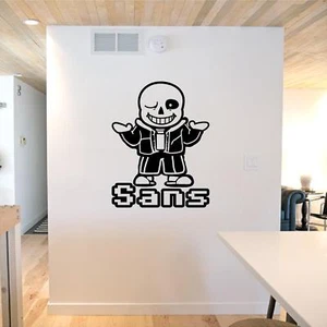Calcomanía de pared de vinilo. Pegatina. Sans Undertale - Imagen 1 de 3