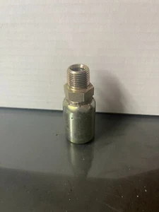 Eaton Weatherhead 08U-106 - 3/8-18 Inch NPT Straight Hydraulic Hose Fitting - Picture 1 of 1