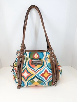 Bolso de Mano Rosetti New York Multicolor Doble Diseño Geométrico Doble Asas Foto 1 de 4