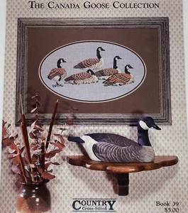 Country Cross Stitch Canada Goose Collection (# 39) - (1987) - Gansos usados - Imagen 1 de 5