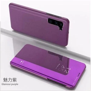 For Samsung Galaxy S23 S22 S21 S20 S10 S9 S8 Luxury Mirror View Flip Case - Picture 1 of 1