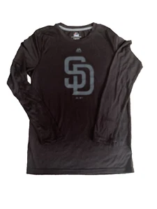 Majestic MLB YOUTH San Diego Padres Cool Base Long Sleeve Shirt Brown-XL(18) NWT - Picture 1 of 10