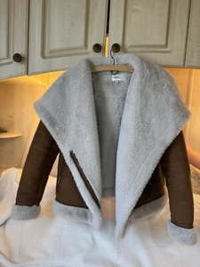 NEXT Brown Relaxed Aviator Women’s Jacket - UK 10 /EU 38 - Picture 1 of 8
