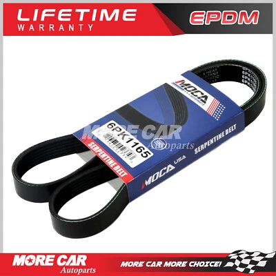 Cinturón Serpentine 6PK1165 para 04-07 Saturn Vue 3.5L 15-17 Ram ProMaster 1500 2500 Foto 1 de 4