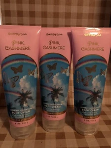 BATH AND BODY WORKS X3 Pink Cashmere Body Cream - Picture 1 of 3