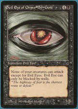 Evil Eye of Orms-by-Gore Legends NM Black Uncommon CARD (241178) ABUGames