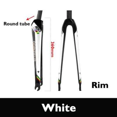 Bicicleta de carretera de fibra de carbono completa 700C horquilla rígida llanta de disco freno tubo cónico redondo Foto 1 de 4