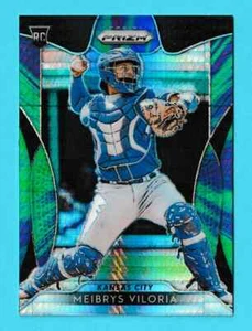2019 Panini Prizm HYPER PURPLE/GREEN Tier 3 RC Meibrys Viloria Royals #206 (NVB) - Picture 1 of 1