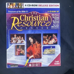 The Christian Resource Center - Treasures Of The Bible II - 4 CD-ROMS Deluxe Ed. - Picture 1 of 4