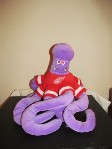 Detroit Red Wings Rally Al Purple Octopus Mascot NHL Hockey Plush Cover