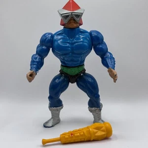 VTG 1983 Mattel MOTU Mekaneck Masters of the Universe Action Figure w/ Weapon - Picture 1 of 8