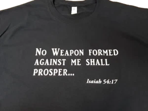 Nessuna arma formata contro di me - Ferro su trasferimento per maglietta e altri tessuti - Foto 1 di 4