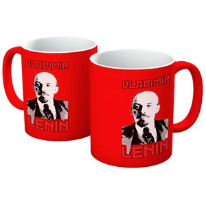 VLADIMIR ILYICH ULYANOV LENIN RUSSIAN COMMUNIST HERO MUG IN VARIOUS COLOURS - Picture 1 of 11