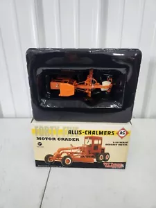 Original 1/50 First Gear Allis Chalmers Motor Grader In Box Tractor Farm  - Picture 1 of 13