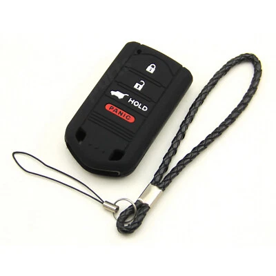 Funda protectora de silicona negra para llave inteligente remota Acura MDX ZDX RDX TL TL RL ACR4B Foto 1 de 3