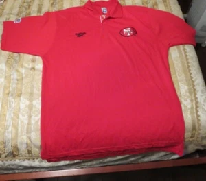 San fransisco 49ers Proline Reebok polo shirt Mens size L - Picture 1 of 5