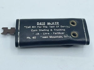 Farm Trucking Advertising Dale Moler Green Mountain IA Ph40 Keychain Old Antique - Bild 1 von 11