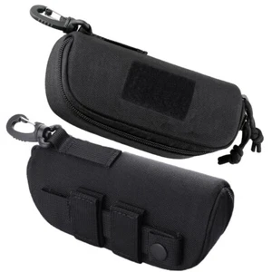 Glasses Case with Belt Loop Tactical Molle Sunglasses Case Eyeglasses Hard Box - Picture 1 of 12