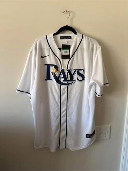 Mens Nike Wander Franco #5 Tampa Bay Rays Player Jersey T770-RAAH-RA7-001 M