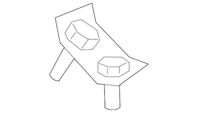 Подлинный кронштейн глушителя для BMW 2004-2010 BMW X3 41-11-3-404-990 - Изображение 1 из 2