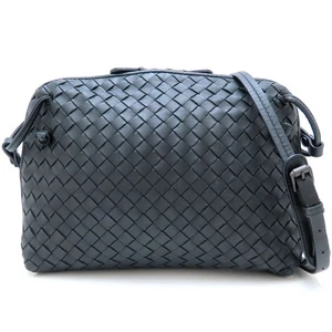 BOTTEGA VENETA Bolso de Hombro INTRECCIATO Cuero Negro/352893 - Imagen 1 de 9